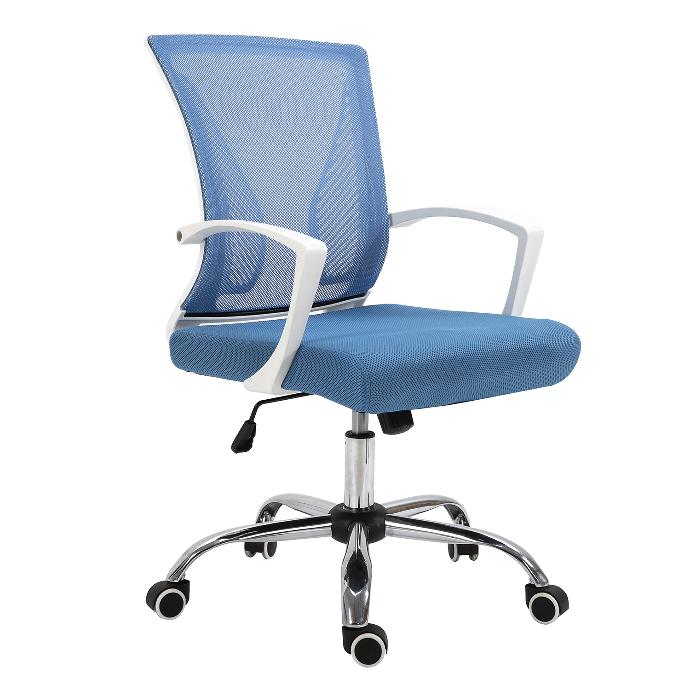 [PARIS][10066940001713] Silla de Oficina Ergonómica Semi Reclinable Color Azul